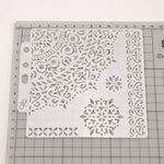 gabarits peinture floral blancs traditionnels délicats bois opaques carton bricolage scrapbooking