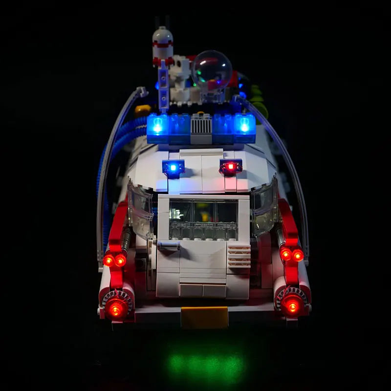 lampe poche led voiture lego blanc rouge bleu vert détails métalliques kit câble usb