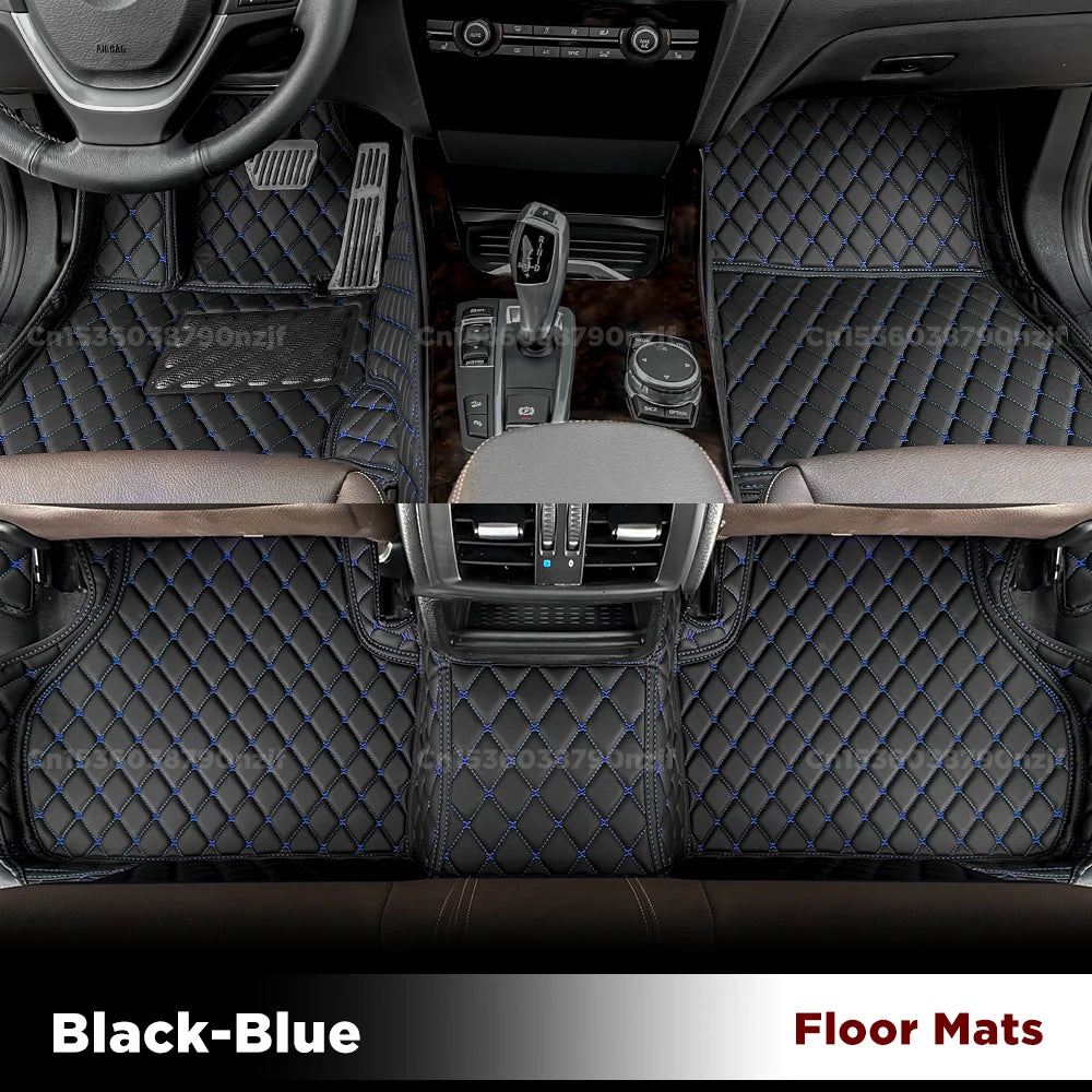tapis sol coffre cuir mercedes benz ml w164 2008 2011 luxe noir