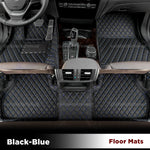 tapis sol coffre cuir mercedes benz ml w164 2008 2011 luxe noir
