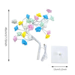 veilleuse arbre roses led rose jaune bleu blanc moderne chambre enfant camping festives adjustable