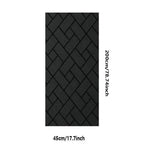 panneau décoratif moderne noir carreaux géométriques opacité 30x45cm 45x45cm 45x50cm 45x60cm 45x78cm