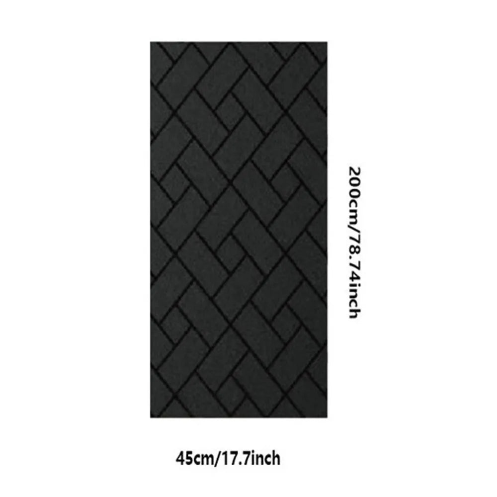 panneau décoratif moderne noir carreaux géométriques opacité 30x45cm 45x45cm 45x50cm 45x60cm 45x78cm