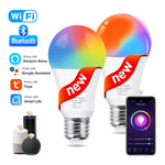 ampoule led e27 multicolore wifi bluetooth blanc chaud moderne