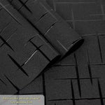 film fenêtre adhésif opaque motif géométrique noir protection privée isolation thermique uv moderne