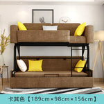 canapé lit pliant moderne gris bleu jaune blanc tissu floral high elastic foam sponge
