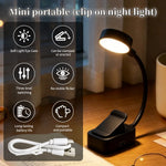lampe led rechargeable usb modes couleurs gradation progressive clip flexible moderne minimaliste