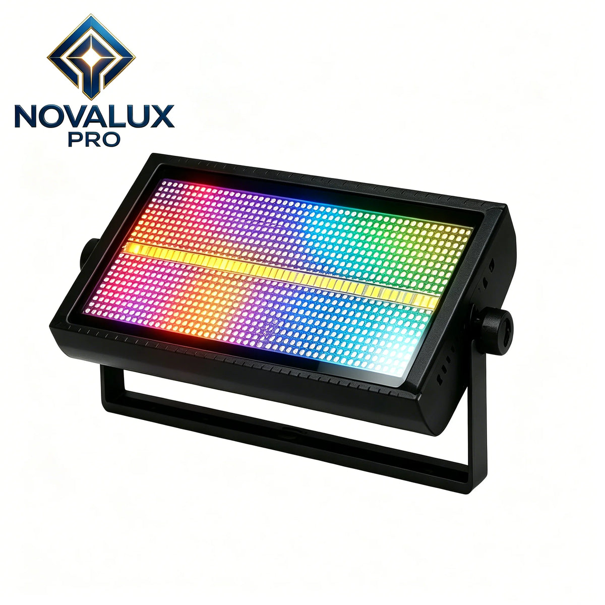 projecteur stroboscopique led rgb 3en1 flash 864 led 96 led blanches dmx sound activated