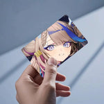 autocollants protection cartes credit debit dessin anime multicolore animaux personnages réutilisables