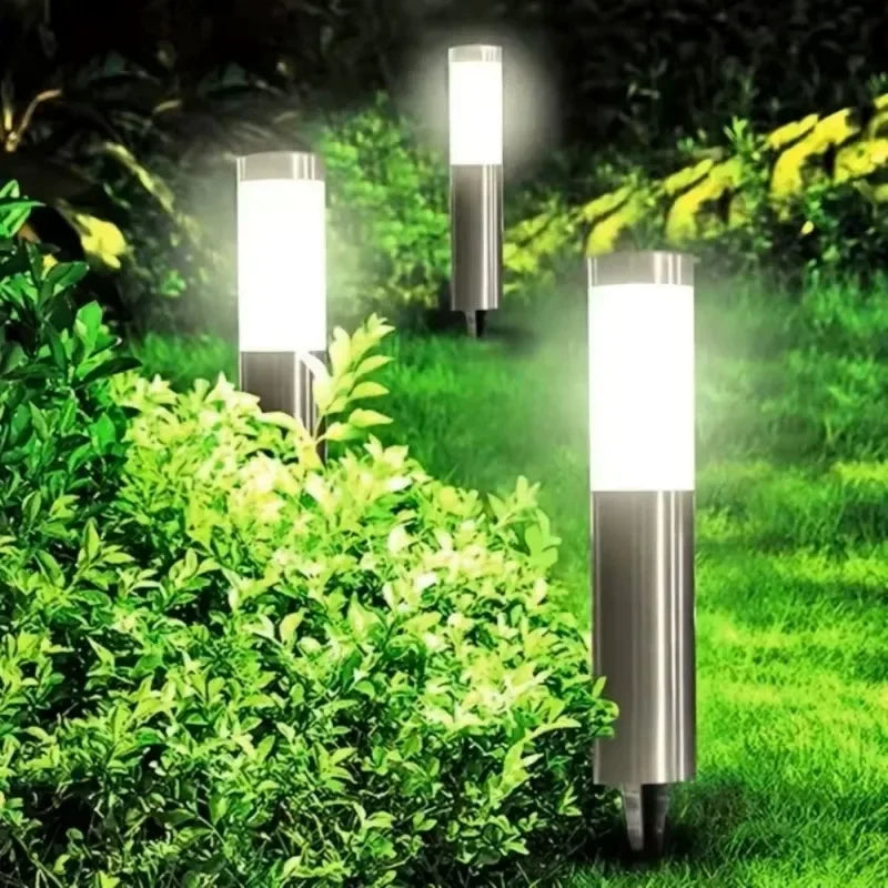 lampe solaire moderne argent noir base fixation ip65 certifiée ul rohs cem