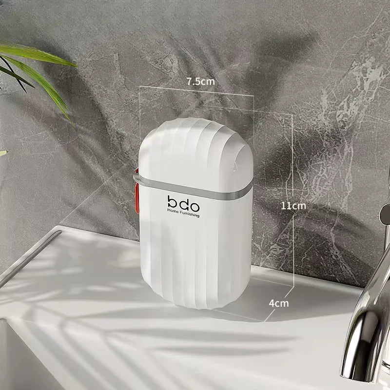 boîte savon moderne blanc rayures horizontales portable couvercleSizeMode: 7,5cmx11cmx4cmSizeMode: set 20 piècesSizeMode: