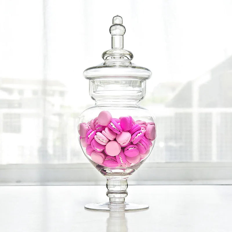 jarres bonbons transparentes classiques mariage anniversaire noël transparentes sans motif