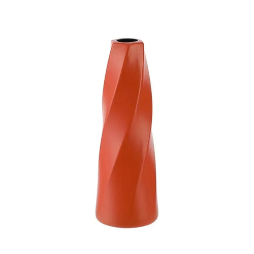 petit vase verre transparent moderne fleurs séchées décoration intérieure salon coloré