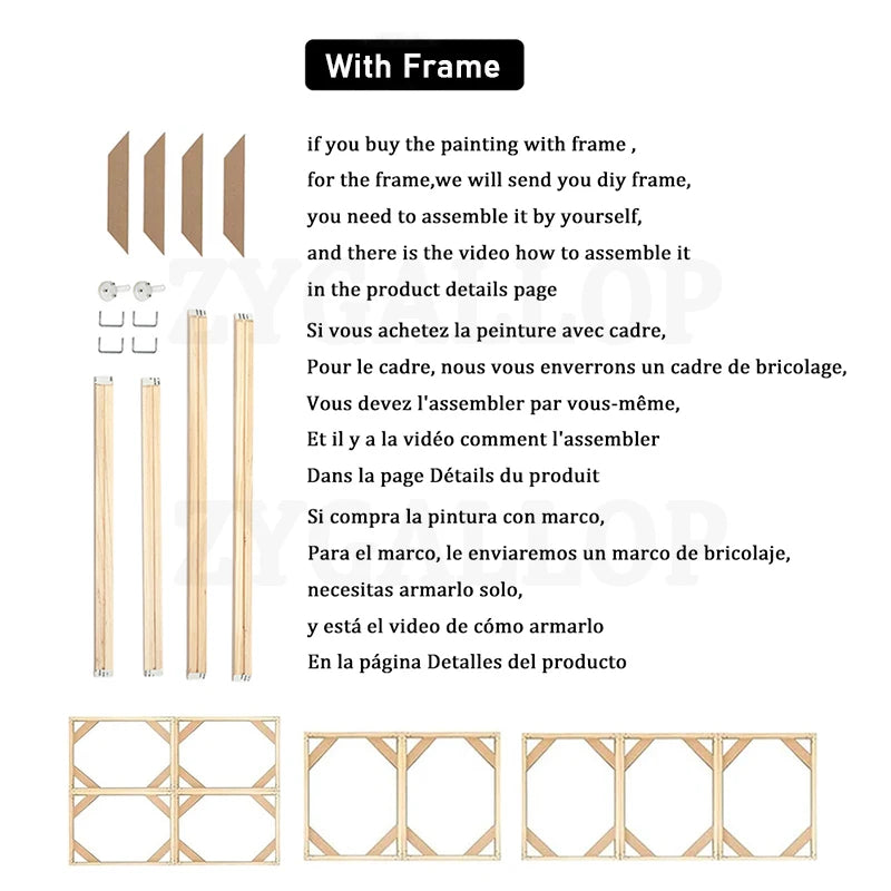 peinture abstraite contemporaine toile géométrique lignes ondulées coups pinceau dorés orange beige noir gris
