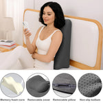 coussin ergonomique multifonctionnel memory foam noir blanc support dos jambes oreiller pieds moderne