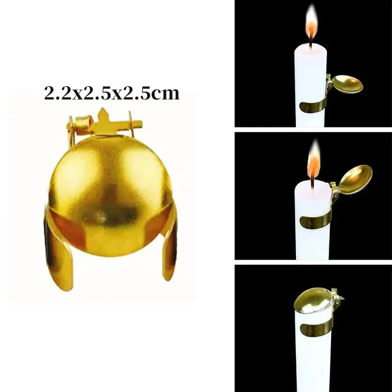 pince épaisseur variable métal noir moderne motifs géométriques boîte rangement outil fabrication bougies gadget