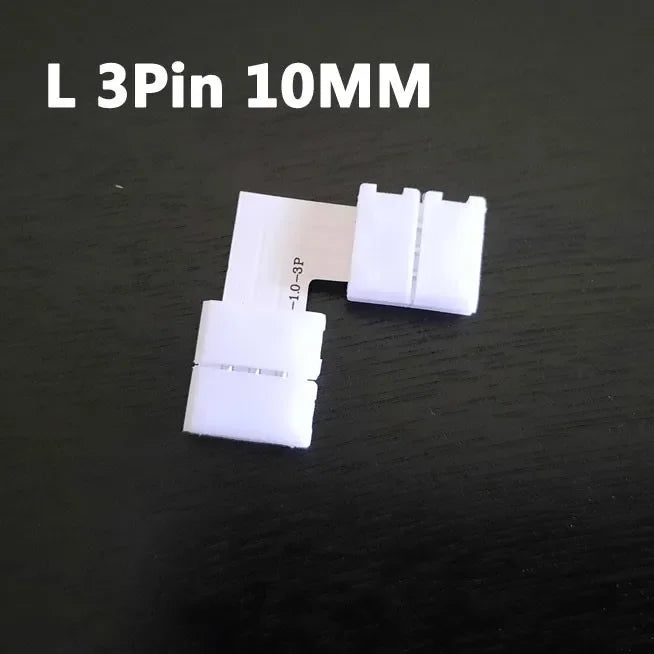 connecteurs led ruban 2pin 3pin 4pin 8mm 10mm adhésifs modernes blancs certifiés rohs cee