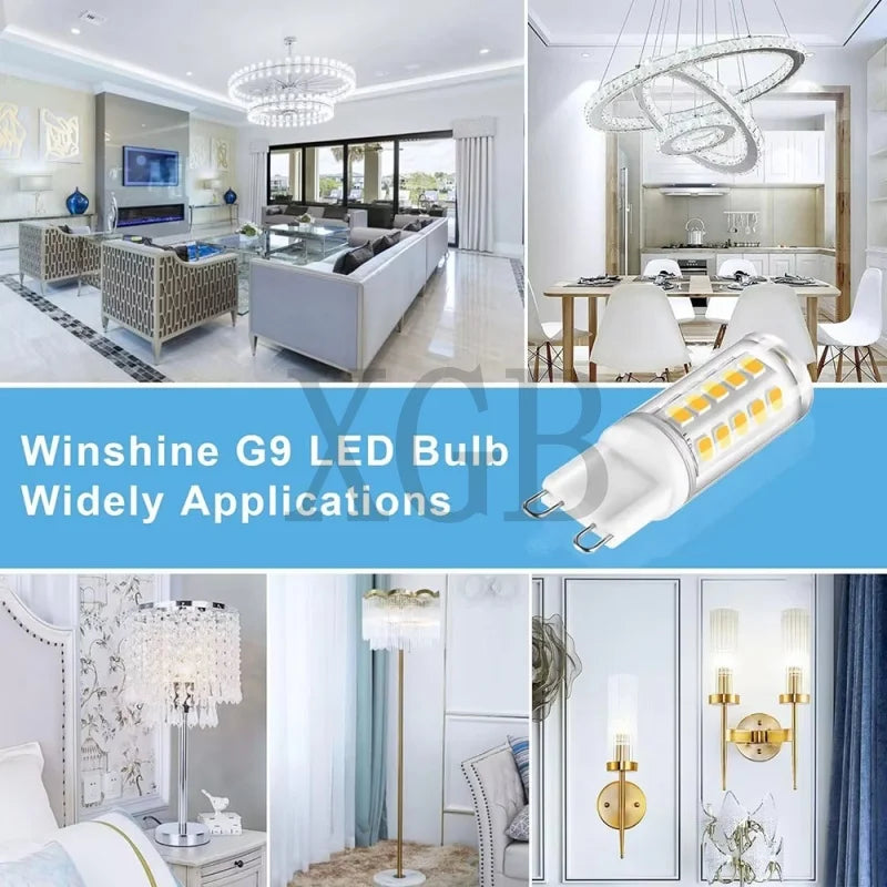 ampoule led g9 bulbe maïs blanc chaud neutre froid lustre moderne intérieur maison