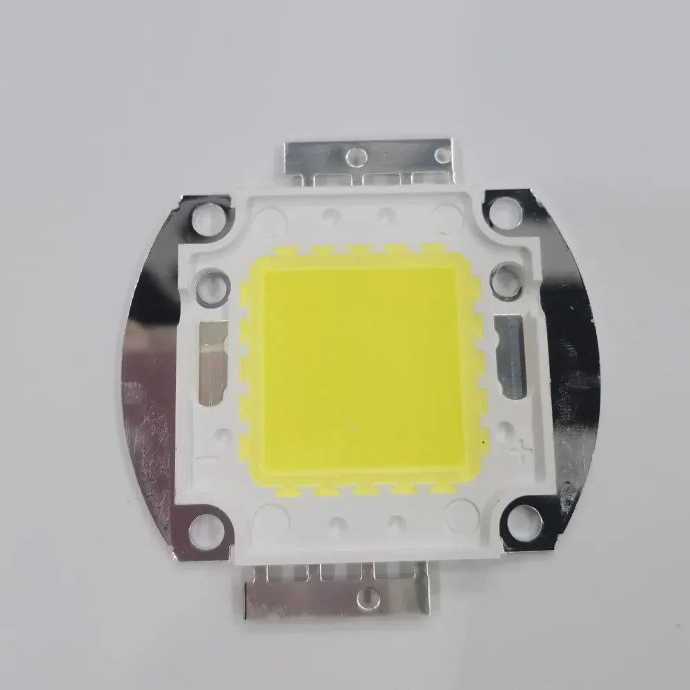 lumière led blanc jaune 100w 200w double cob projecteur moderne vis fixation