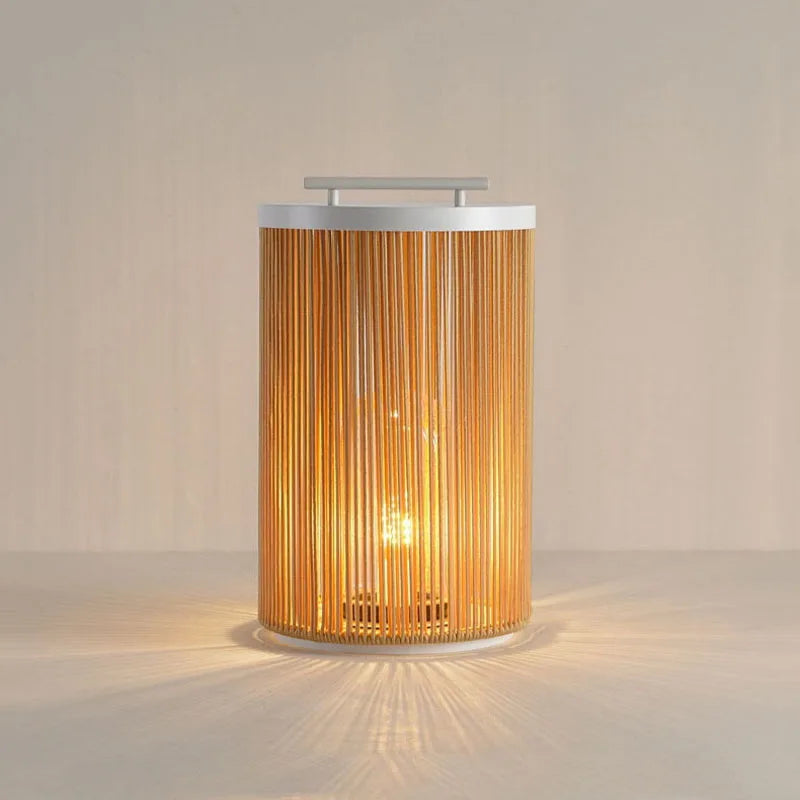 lampe sol moderne blanc bois ampoule led éclairage extérieur jardin ip65