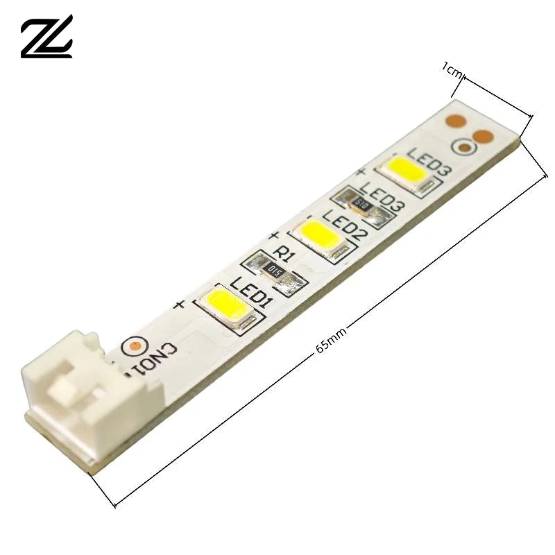 ruban led blanc moderne adhésif leds connecteurs 65mm longueur maison bricolage