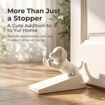 stoppeur porte chien blanc noir rose adhésif moderne protection mur sol