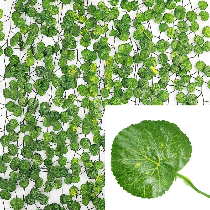 guirlande artificielle feuilles vert lierre naturelle extérieur décoration maison jardin mariage 10m 20m 30m