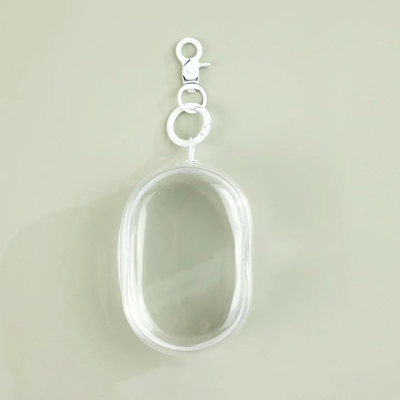 boîtes rangement transparentes plastique moderne boucle fermeture contenant bijoux clés poupées jouets adaptateurs cables