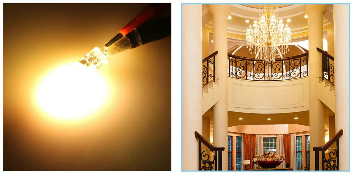 ampoules led transparentes opalescentes 38mm 250 499 lumens 50000h modernes