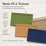panneaux parement blanc vert chêne jaune bleu adhésif maison poupée texture mat moderne minimaliste