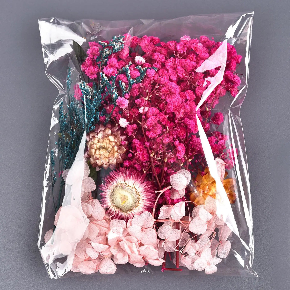 fleurs séchées variées naturelles décoration diy résine bijoux artisanat nail art