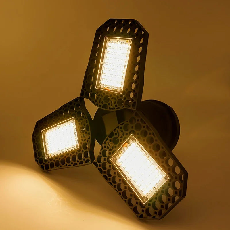 lampe led pliable e27 noir grille hexagonale moderne ac 110v 220v 40w 60w 80w