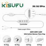 adaptateur led commutateur atténuation blanc moderne câble puissance 100cm prises eu uk us