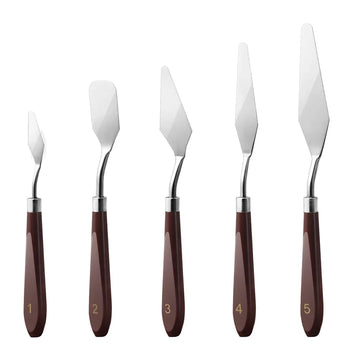 spatules pâtisserie acier inoxydable couteaux palette grattoir gâteau décoration peinture outil cuisine