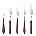 spatules pâtisserie acier inoxydable couteaux palette grattoir gâteau décoration peinture outil cuisine
