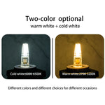 Ampoule LED G4 G9 E14 3W 6W blanc chaud froid silicone transparent moderne