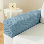couvre accoudoirs canapé moderne doux polyester coton couleur gris rose bleu clair vert pastel