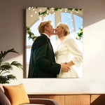 posters personnalisables haute qualité blanc rouge noir moderne cadre doré bouquets livres tapis canapé