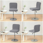 housse chaise tissu géométrique moderne gris poignée serrage chaise banquêt mariageôtel plage