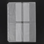 album scrapbooking pochettes transparentes anneaux métalliques rangement diy estampage modernes cartes imprimées plastique lisse