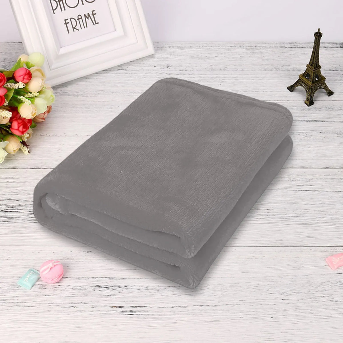 couverture microfibre douce veloutée moderne gris bleu marine orange marron rouge bleu clair rose