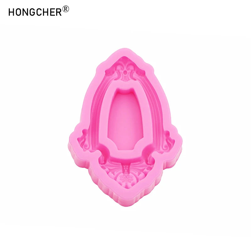 moule silicone rose baroque classique décoration gâteau chocolat savonnette artisanale transparente cuisine artisanat
