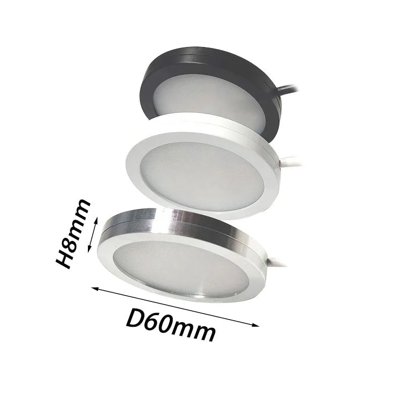 ensemble luminaires led blanc moderne 6000k télécommande câbles adaptateur dc12v 3w