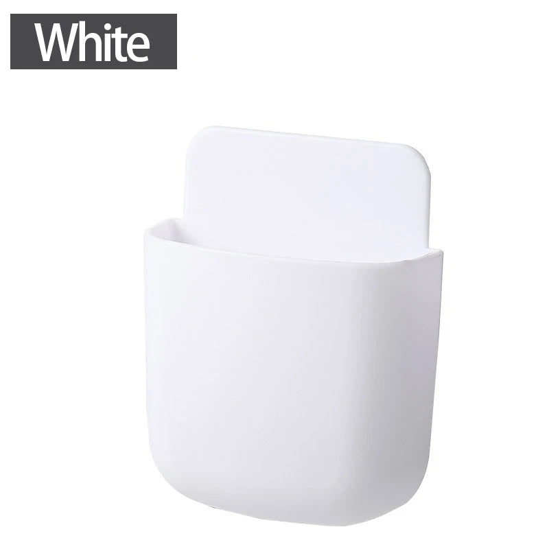 porte objets mural moderne adhésif blanc gris jaune respectueux environnement rechargeable multifonction plastique