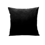 coussin décoratif velours noir moderne élégant salon fauteuil livres textiles polyester imprimé