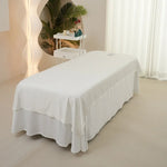 housse matelas massage uni polyester coton lit tout saisons beige moderne salon beauté