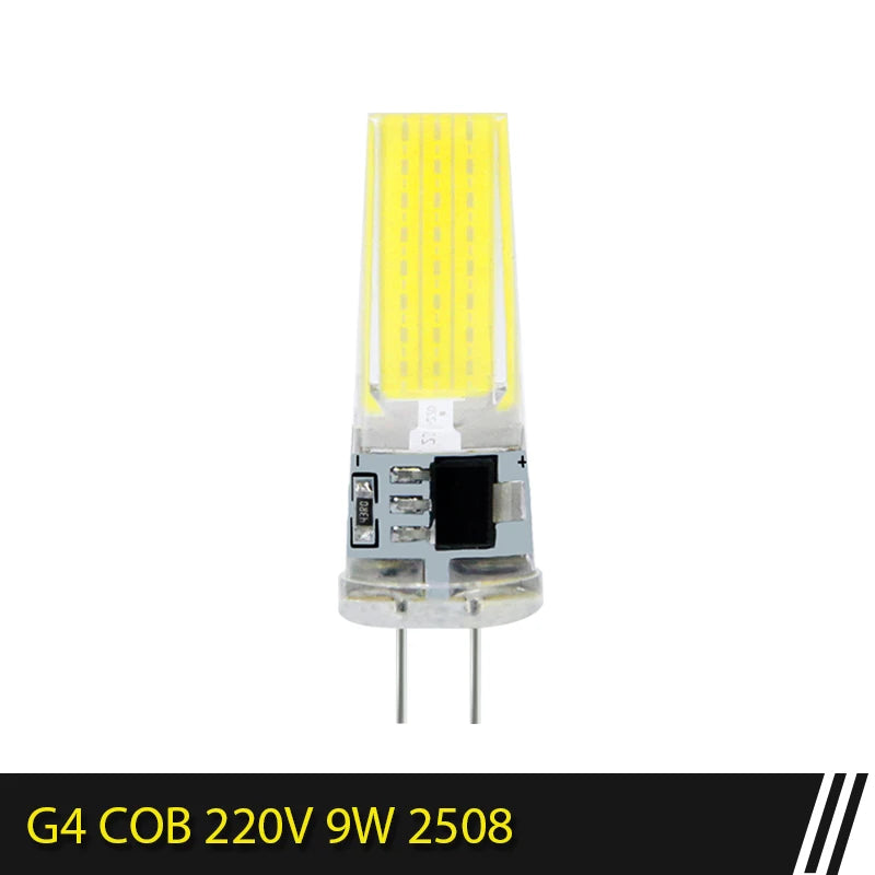 ampoules led g4 12v 6w 9w blanc chaud froid transparentes moderne