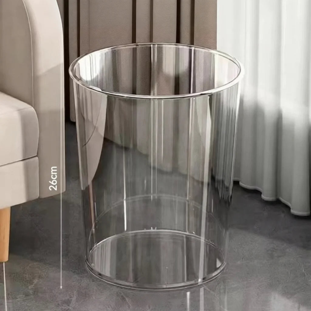 poubelle moderne transparente or grande chambre salon salle bain minimalistestyle