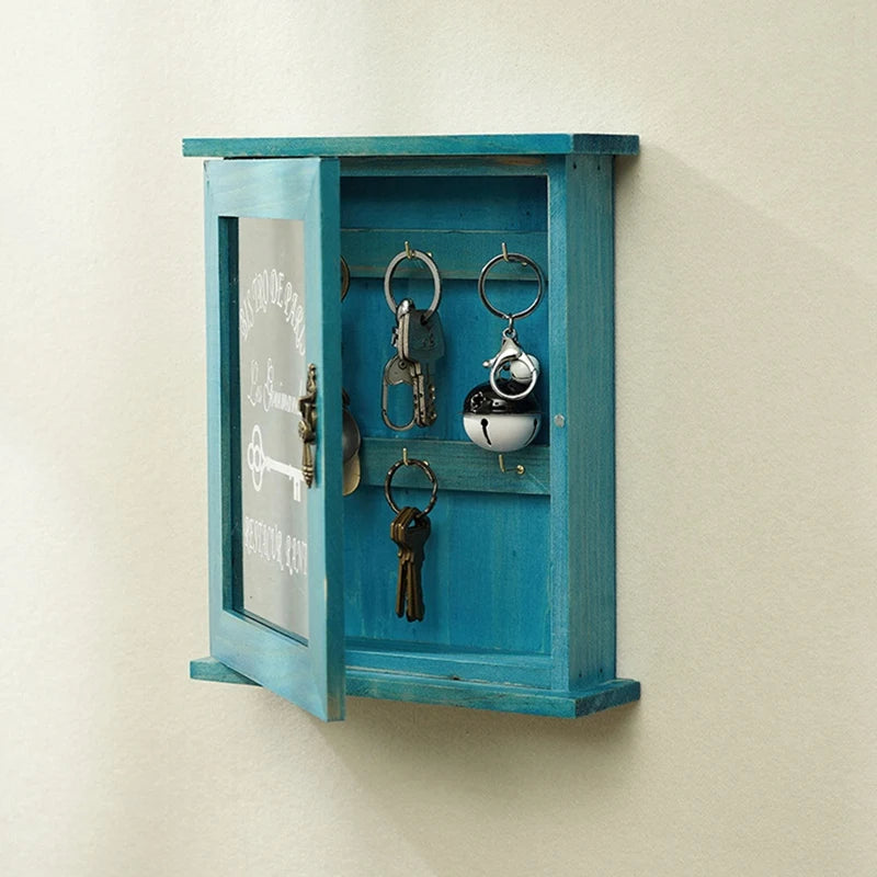 Détail de la porte magnétique de la boîte à clés