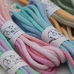 corde macramé multicolore tressée 100 coton 3.3 yds haute ténacité créative artisanale pastel rose